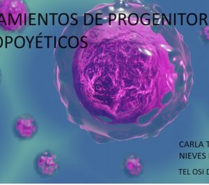 PROCESAMIENTO DE PROGENITORES HEMATOPOYÉTICOS 1ª CONVOCATORIA